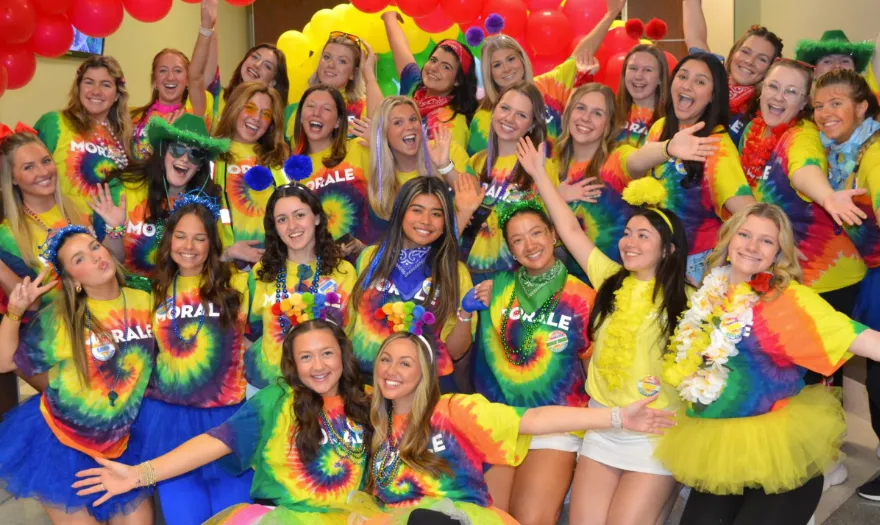 Students at Bama Thon